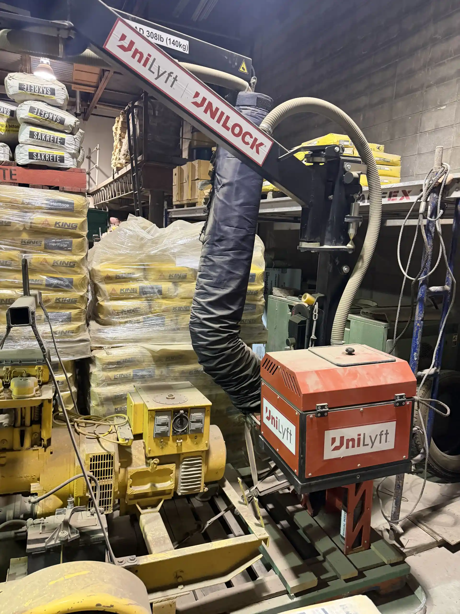 Unilift paver installer