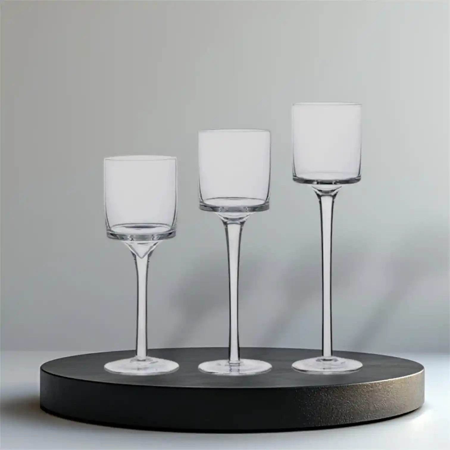 Stemmed Floating Candle Holders