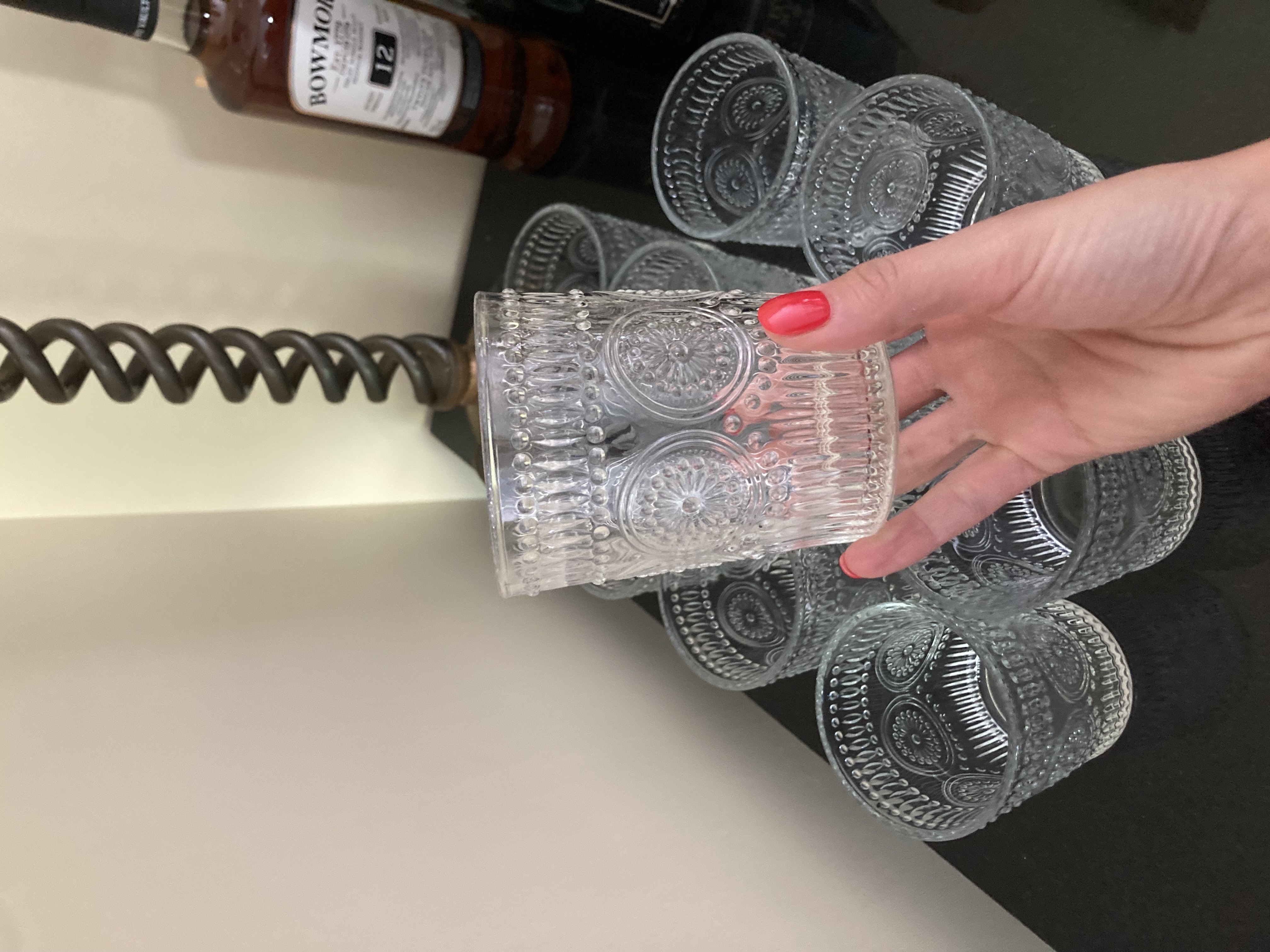 Set of 10 drinking glasses