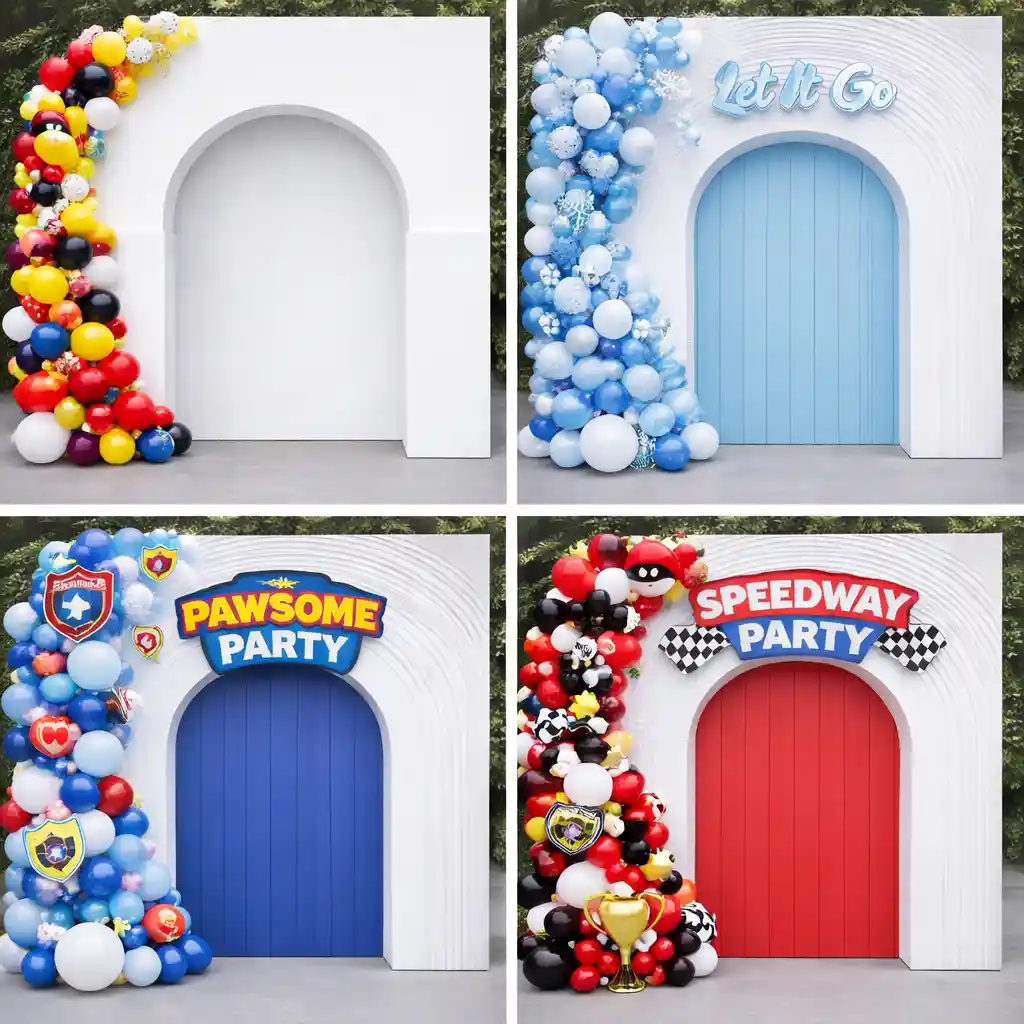 Luxury 3D Arch Backdrop Rental (Custom Styling)