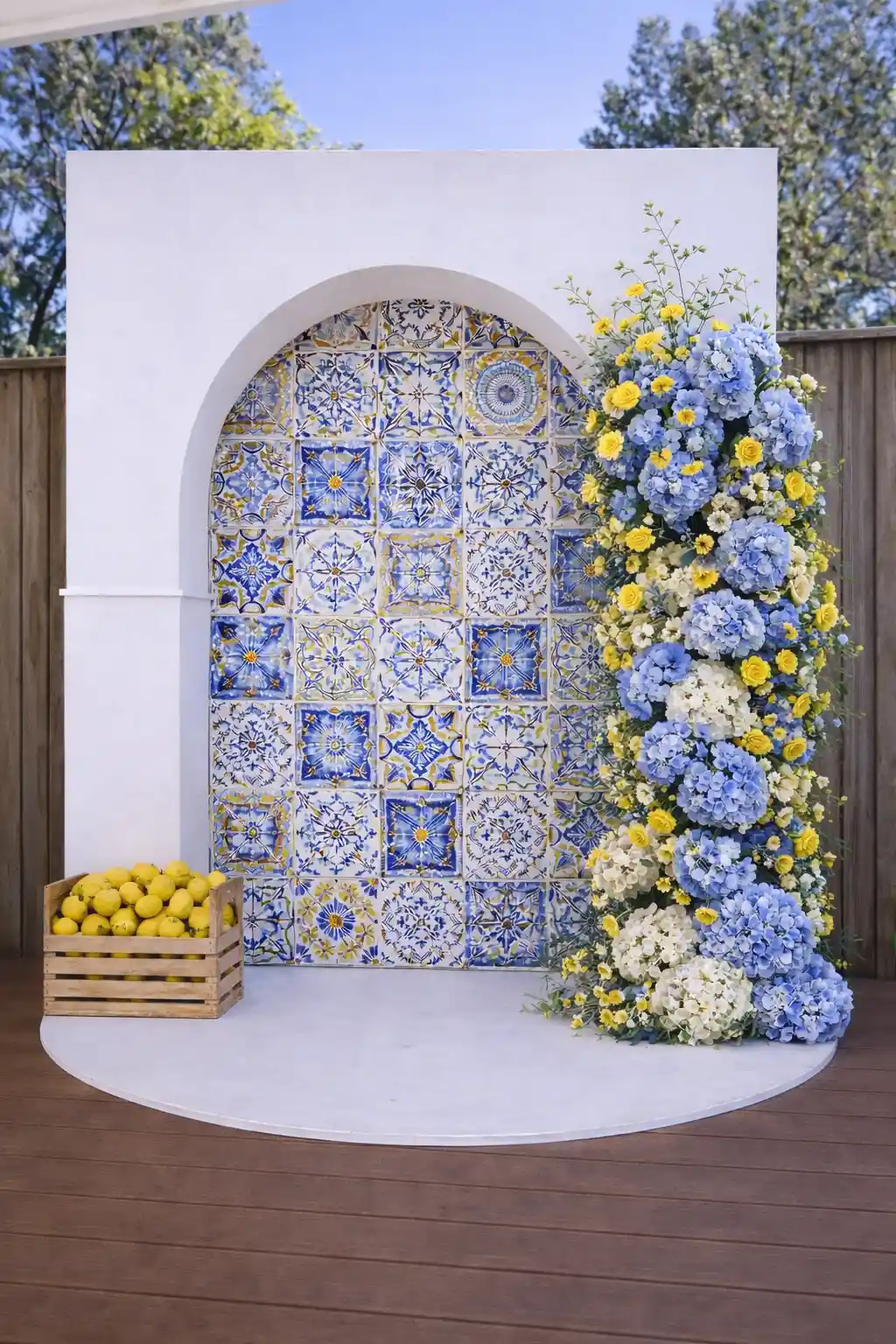 Luxury 3D Arch Backdrop Rental (Custom Styling)