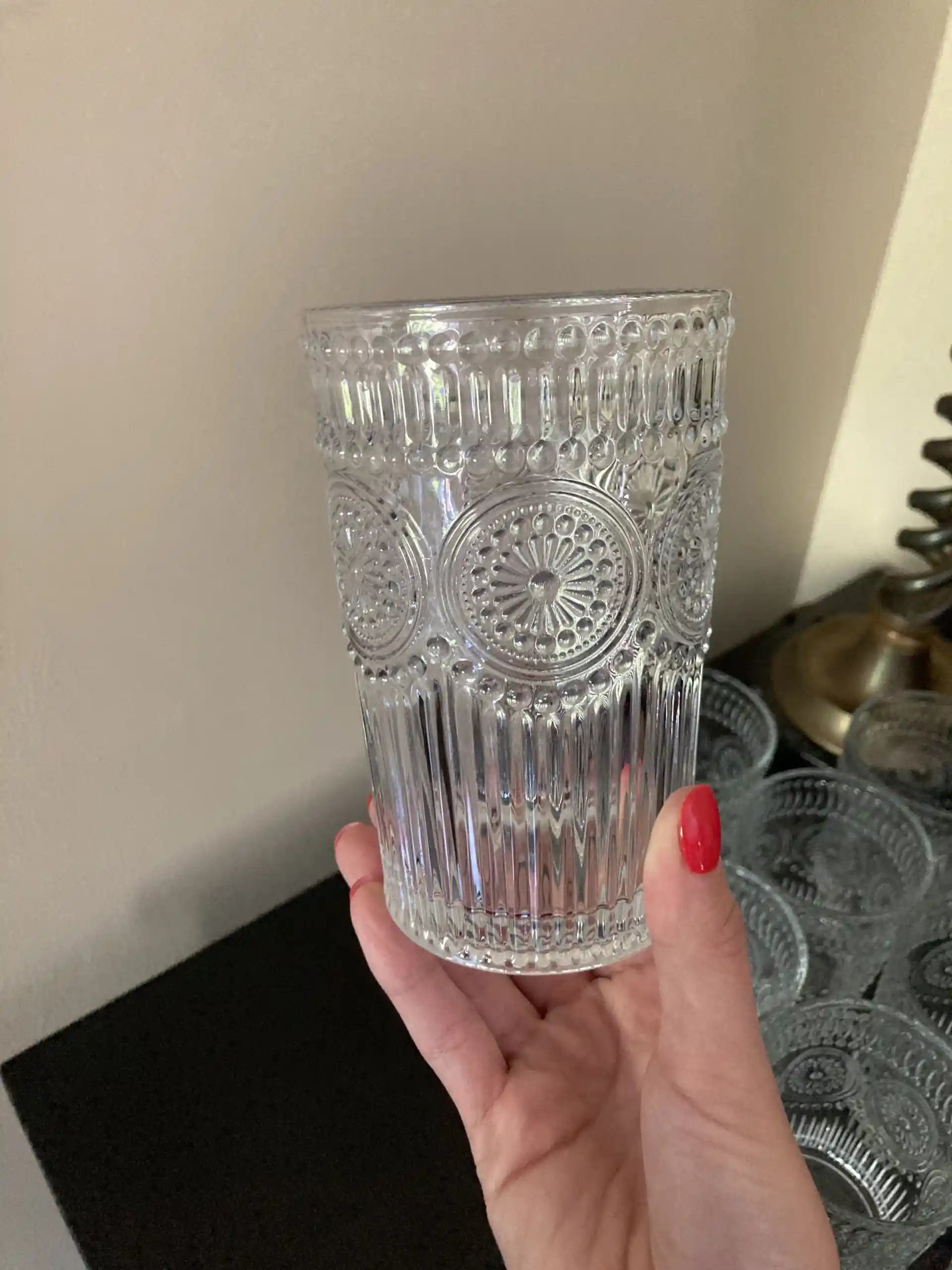 Set of 10 drinking glasses