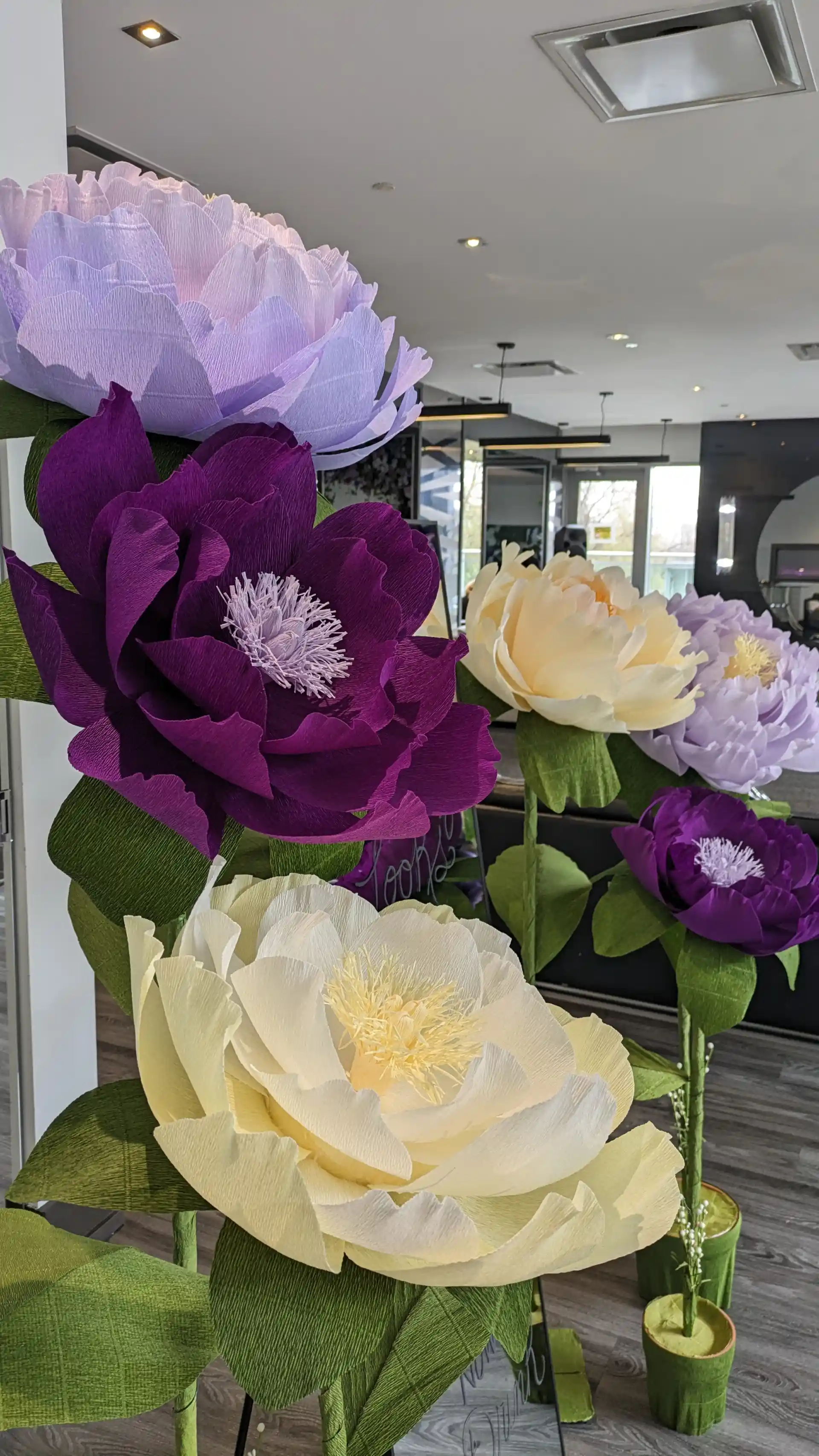 Giant flowers - purple set