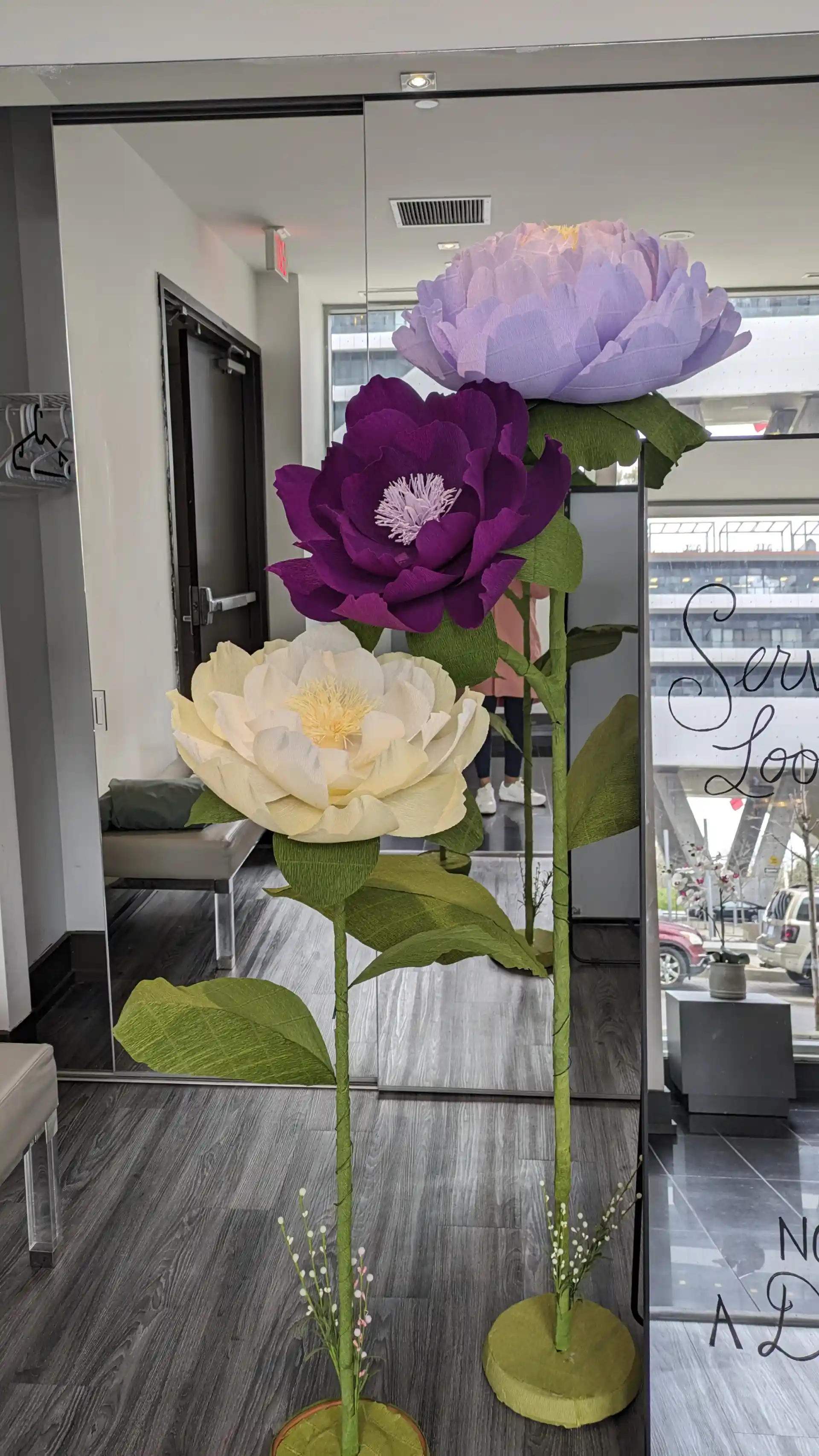 Giant flowers - purple set