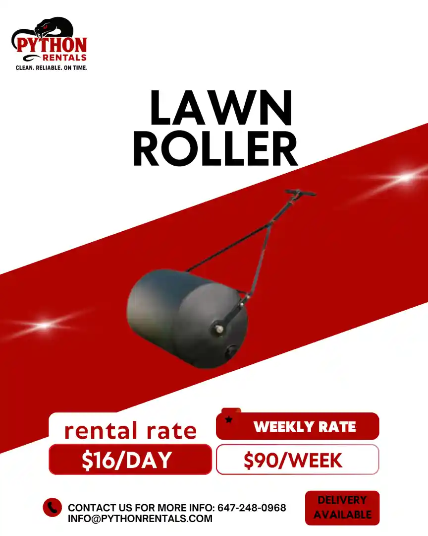 Lawn roller for rent