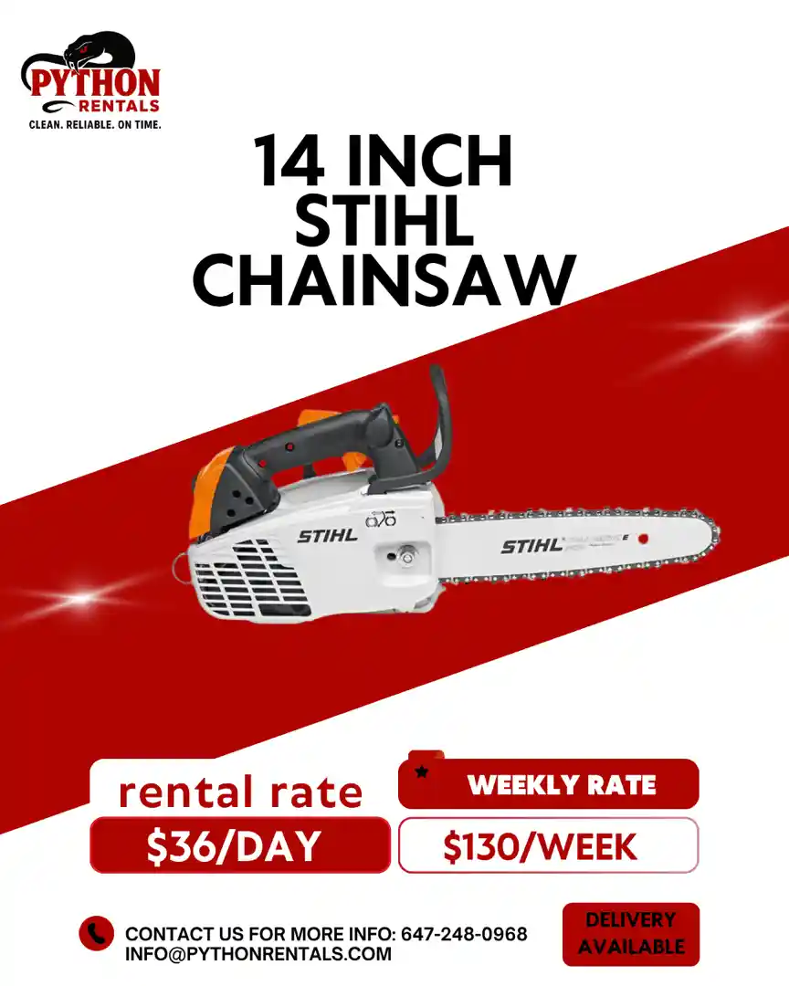 Stihl 14” Chainsaw for rent