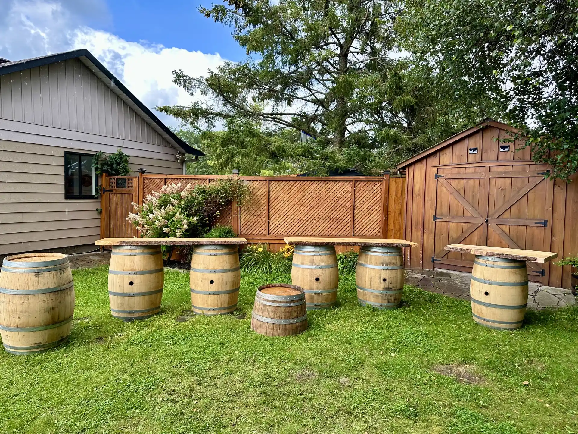 Rent an authentic wine barrel for your next event!