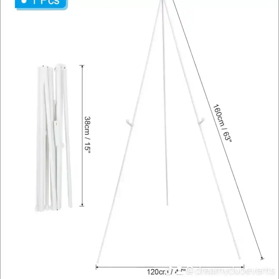 White easel