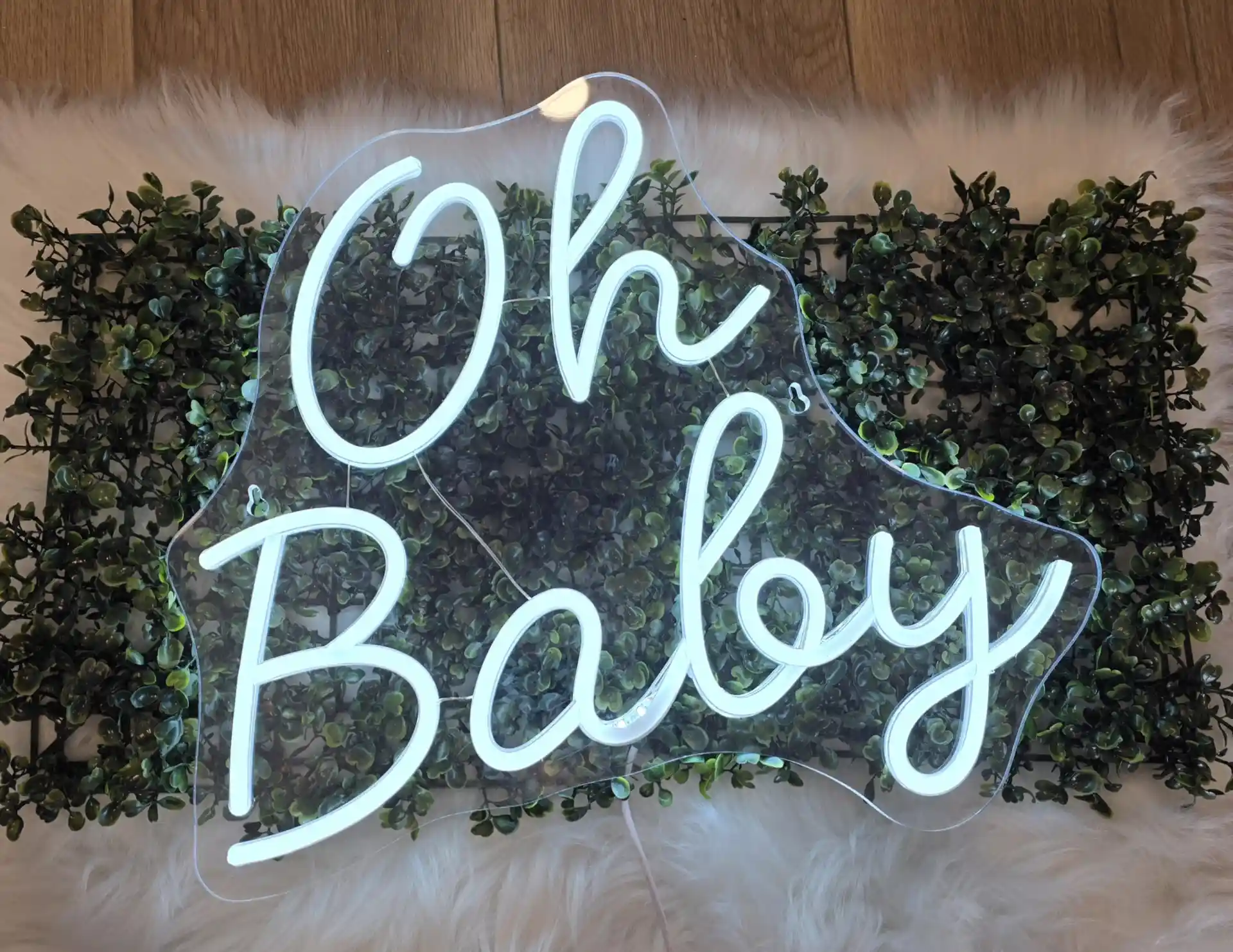 Oh Baby” Neon Sign for Rent