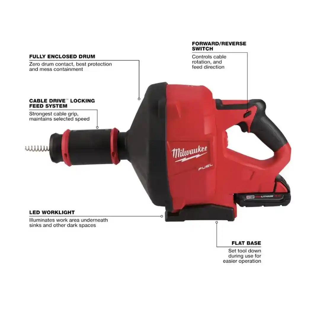 Milwaukee Drain Snake 35 ft.