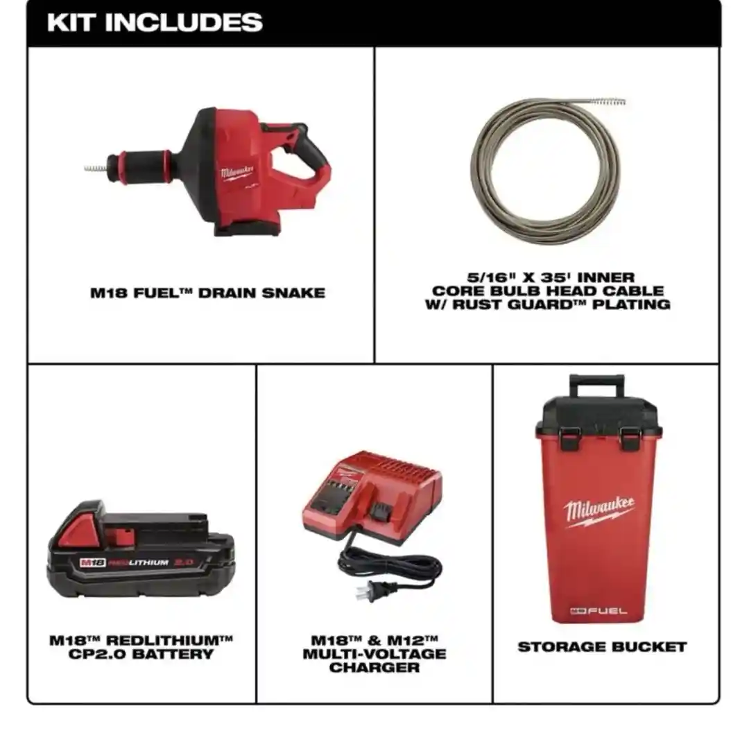 Milwaukee Drain Snake 35 ft.