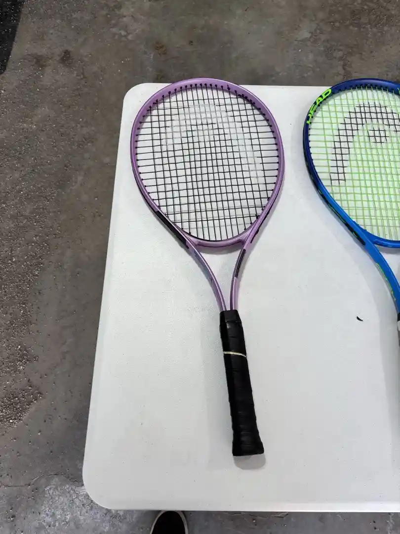 Tennis Racquets, Balls, and Bag