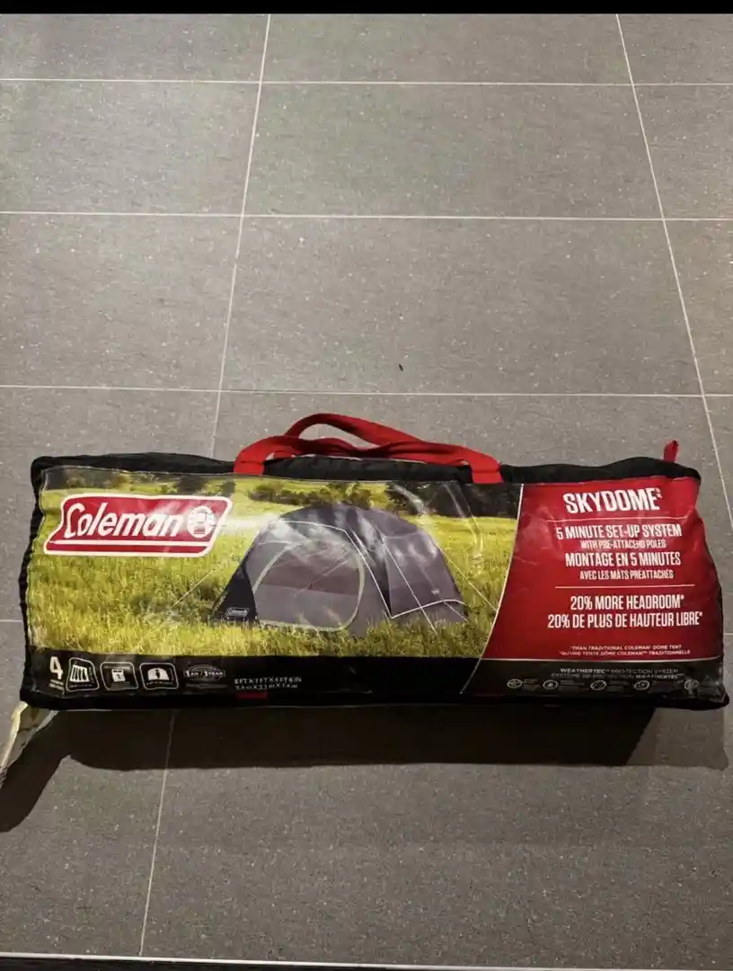 Tent for Rent: Coleman Skydome 5-Minute Tent – 4 P