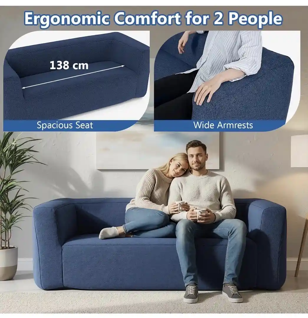 Double inflatable couch