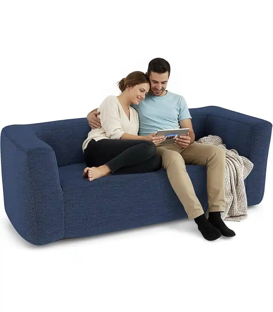 Double inflatable couch