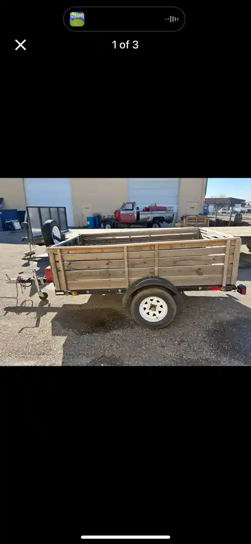 Utility/flatbed trailer 5x8